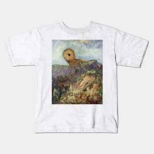 The Cyclops by Odilon Redon Kids T-Shirt